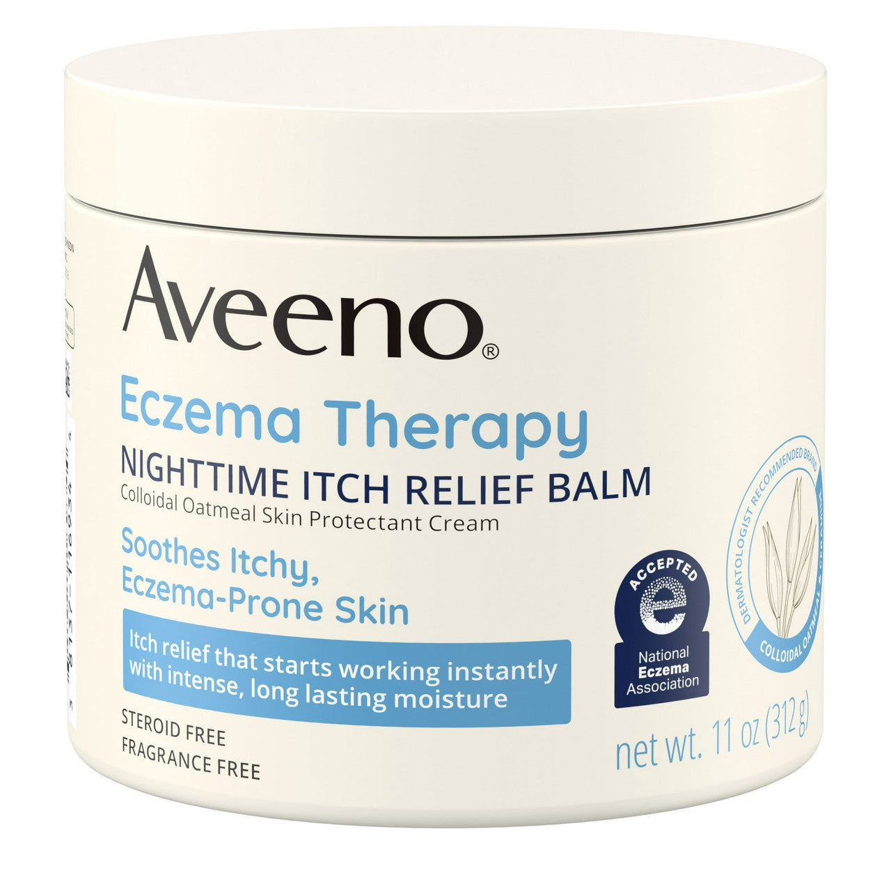 Aveeno Eczema Therapy Nighttime Itch Relief Balm, 11 Oz